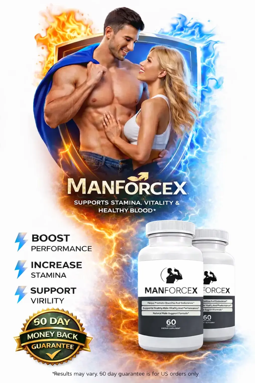 ManForceX Male Vitality Supplement